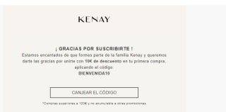Descuento de -10% en tu primera compra en Kenay
