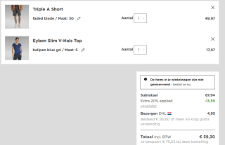G-star outlet kortingscode voor 20% extra korting