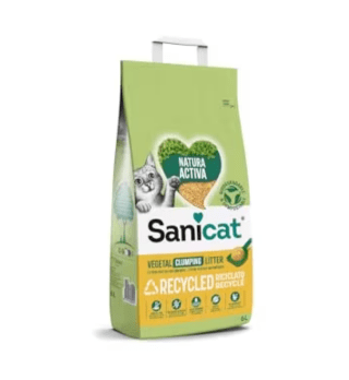Sanicat Lecho aglomerante para gatos de mazorca maíz reciclada por 5,49€