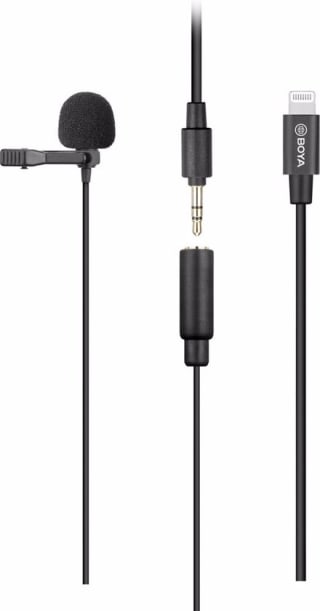 Boya Clip-on Lavalier Microfoon BY-M2 voor iOS voor €19,99 bij Bol