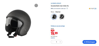 ULTIMATE SPEED® Scooterhelm met vizier XL voor €19,99 in de Lidl webshop