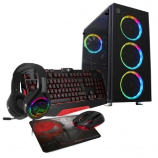 Ordenador Gaming Primux IOX con i5, 16GB, 2TB + 240GB, GeForce® GTX 1650 4GB + Teclado + Ratón + Alfombrilla + Auriculares por 799€