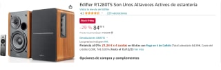 Altavoces Multimedia Edifier R1280Ts por 84.99€