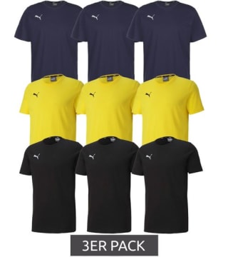 Heren T-shirt 3-pack Puma Teamgoal 23 voor €24,40 bij Outlet46