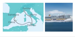 Chollazo Crucero 6 días por Italia con tasas incluidas por 179€ por persona