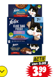 Felix kattenvoer,12x 85 gram voor €4 bij Dirk