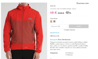 Chaqueta Softshell de Hombre +8000 Eneje por 49€