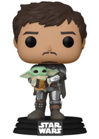 Funko pop modelo Mando Holding Child, Star Wars: Mandalorian por 7,99€