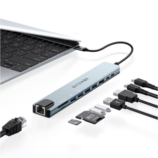 Hub USB 10 en 1 modelo BlitzWolf por 13,77€