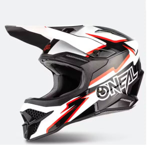 Casco de Moto Cross O'Neal 3SRS Negro-Blanco por 57.99€