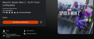 Marvel's Spider-Man 2 Fly N' Fresh-outfitpakket gratis in de PlayStation store