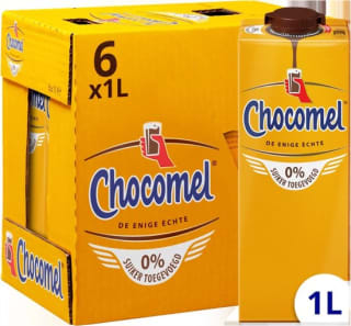 Chocomel 0% suiker 1L 6-pack voor €7,46 bij Bol