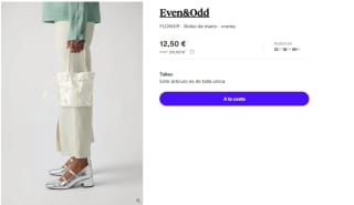 Bolso de mano Even&Odd FLOWER por 12.5€