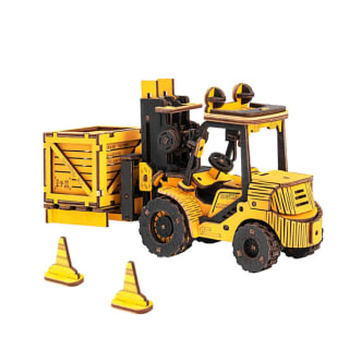 Puzzle 3D Kits de madera Carretilla Elevadora marca Robottime por 4,99€