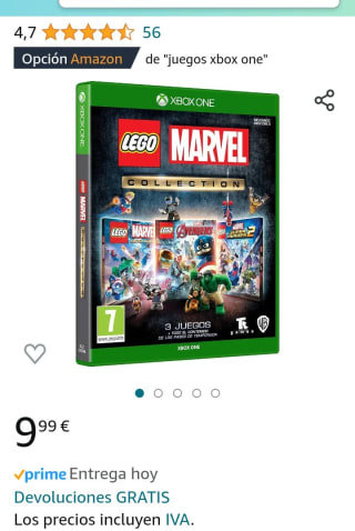 Lego Marvel Collection Xbox One por 9,99€.