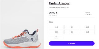 Zapatillas para Mujer de Basket Under Armour por 28€