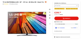 TV LG 50UT81006LA 50" LED UltraHD 4K HDR10 Pro por 299,90€