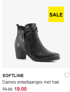 Tot 86% korting op damesschoenen bij Scapino