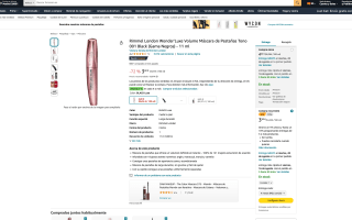 Máscara de Pestañas Rimmel London Wonder'Luxe Volume Tono 001 Black por 3,80€