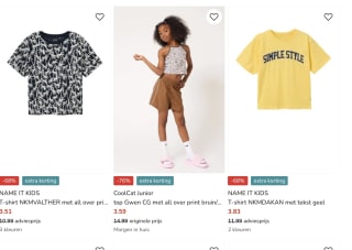 Tot 80% korting in de sale op baby- en kinderkleding