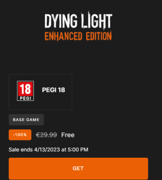 Dying Light Enhanced Edition gratis bij Epic games