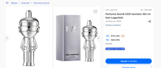 Perfume Ikonik EDP Hombre 100 ml Karl Lagerfeld por $76.490