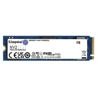Disco Duro interno SSD Kingston NV2 1TB PCIe 4.0 NVMe M.2 2280 por 32.23€