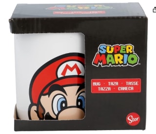 Taza cerámica Super Mario 325 ml caja regalo por 4,99€