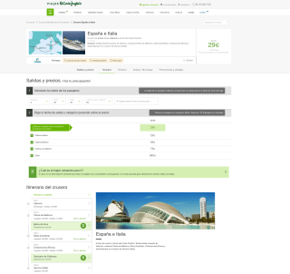 6 Días en Crucero Costa Pacifica por Italia y España desde Valencia Pensión completa por solo 249€