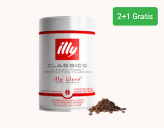 Illy koffie 2+1 gratis bij Koffievoordeel