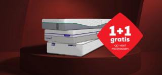1+1 gratis op veel matrassen bij Swiss Sense