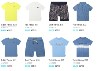 Kinderkleding Partytime sale met 50% korting op alles van Vinrose