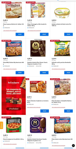 Recopilación 50% que Vuelve! en Carrefour.