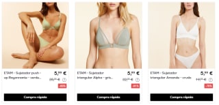 Ropa de la marca Etam desde solo 0,99€ grandes ofertas