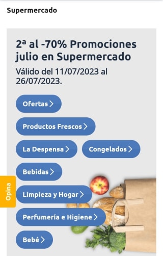 -70% de Descuento en la Segunda Unidad desde Carrefour .