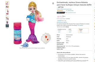 Muñeca Royal Enchantimals Sirena Mágica por 7,99€