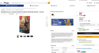 Blasphemous 2 Limited Collection Edition Nintendo Switch por 71,95€