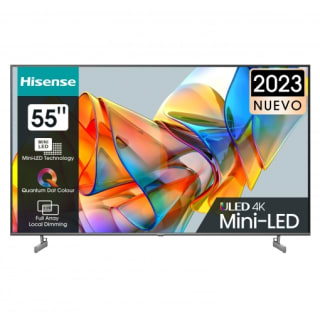 Televisión 55 pulgadas Hisense 55U6KQ Smart TV 4K por 649€ + cupón 97,35€ Carrefour y Amazon