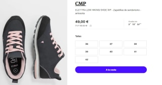 Zapatillas de Mujer CMP Elettra Low WP por 49€