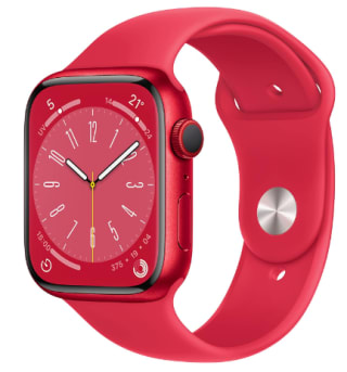 Apple Watch Series 8 GPS + Cellular, Boîtier en Aluminium (Product) Red de 45 mm à 429€