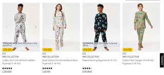 Acquire any 2 of the selected kid's pyjamas for £16 at Marks & Spencer's
