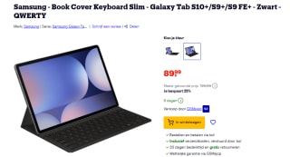 Samsung - Book Cover Keyboard Slim - Galaxy Tab S10+/S9+/S9 FE+ voor €89,99 bij Bol