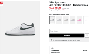 Nike AIR FORCE 1 UNISEX - Sneakers voor €59,59 bij Zalando