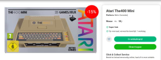 Atari 8-bit 400 mini spel computer voor €58 bij Nedgame