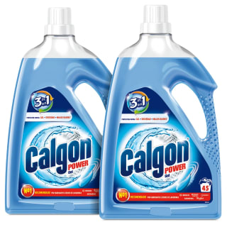 Calgon Power Gel Antical para la Lavadora, Elimina Olores y Suciedad, en Formato Gel, 4,5L (90 dosis, 2x25 L) por 26,01€