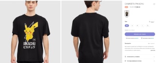 Camiseta hombre Pikachu por 7,99€