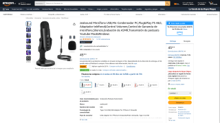 Zealsound Micrófono USB Mic Condensador PC por 36,79€