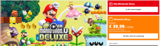 Diverse Super Mario games in de sale in de Nintendo eShop
