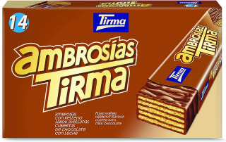 14 unidades Tirma Ambrosía Cubierta de Chocolate con Leche por 2,75€