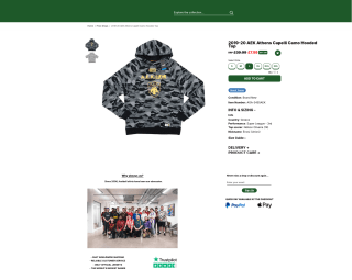 Sudadera con capucha y camuflaje Capelli del AEK Athens por solo 7,99€